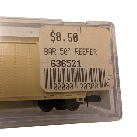 ATLAS N Scale Fruit Growers Express 50ft Model Train Reefer Boxcar Vintage Retro - Picture 4 of 7